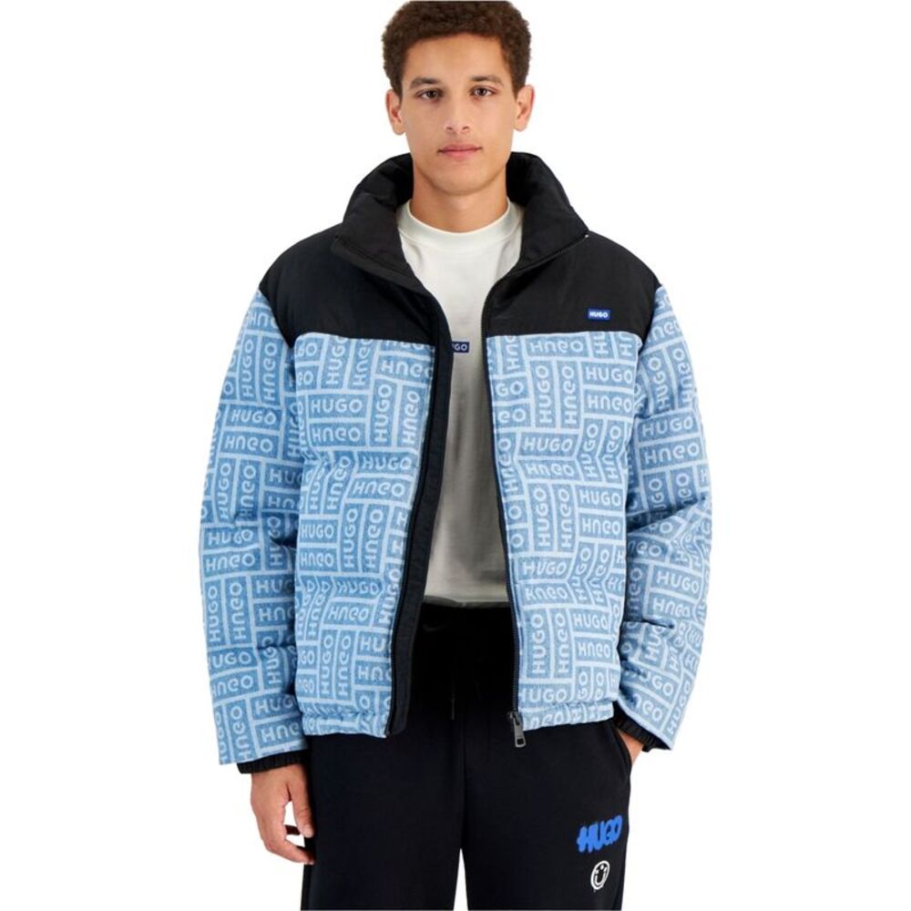Hugo Boss Mens Byres Logo Puffer Jacket, NWT